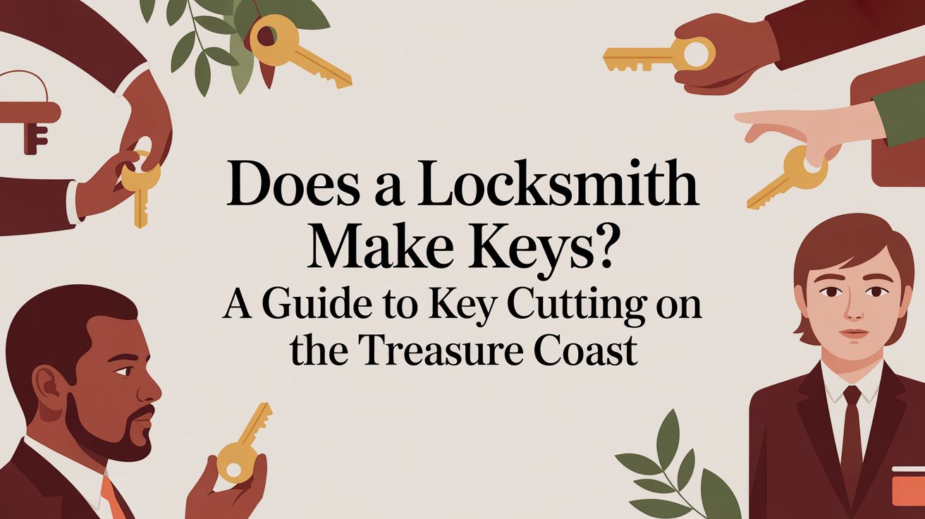 Does a Locksmith Make Keys? A Guide to Key Cutting on the Treasure Coast